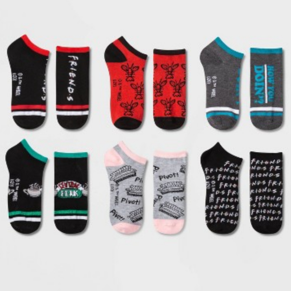 FRIENDS Ankle Socks 6-pack
